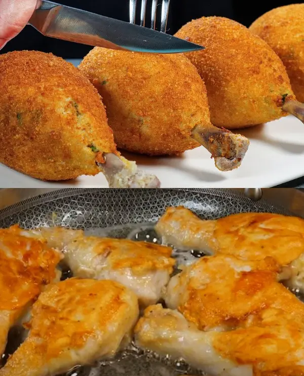 Crispy Chicken Drumsticks with Potato Nest: A Culinary Marvel