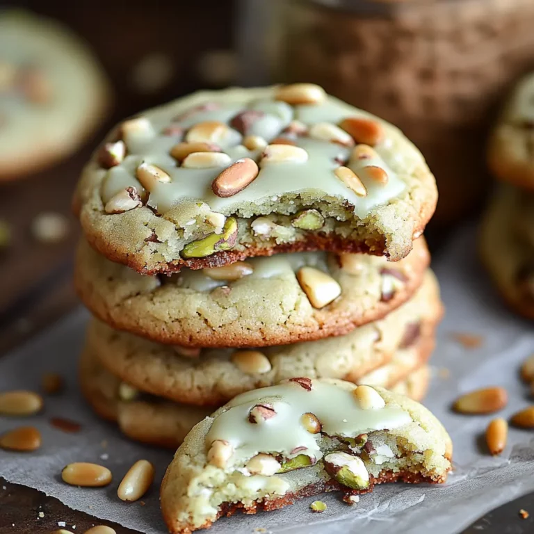 Pistachio & White Chocolate Chip Cookies