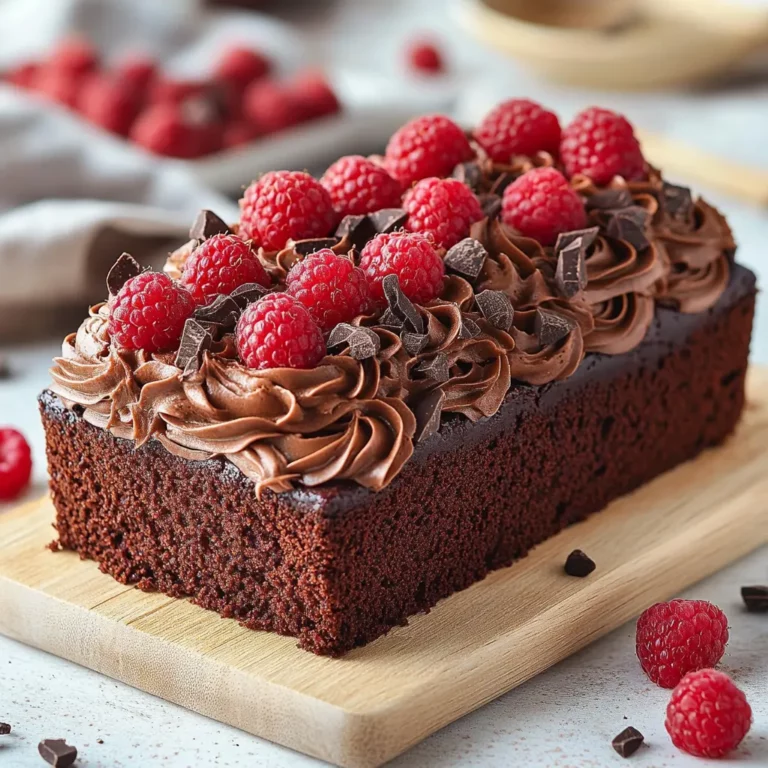 Chocolate Loaf Cake with Whipped Ganache