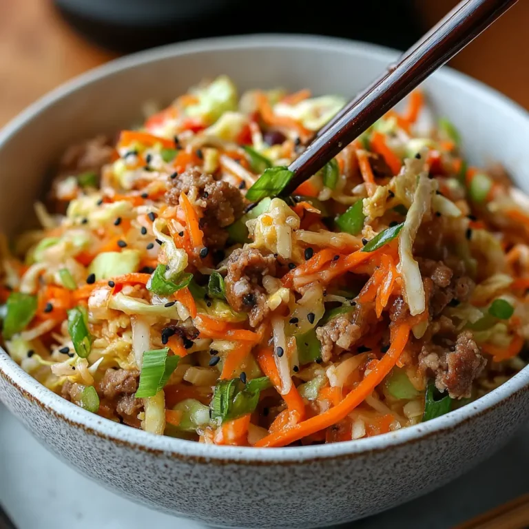 Chinese Ground Beef and Cabbage Stir-Fry