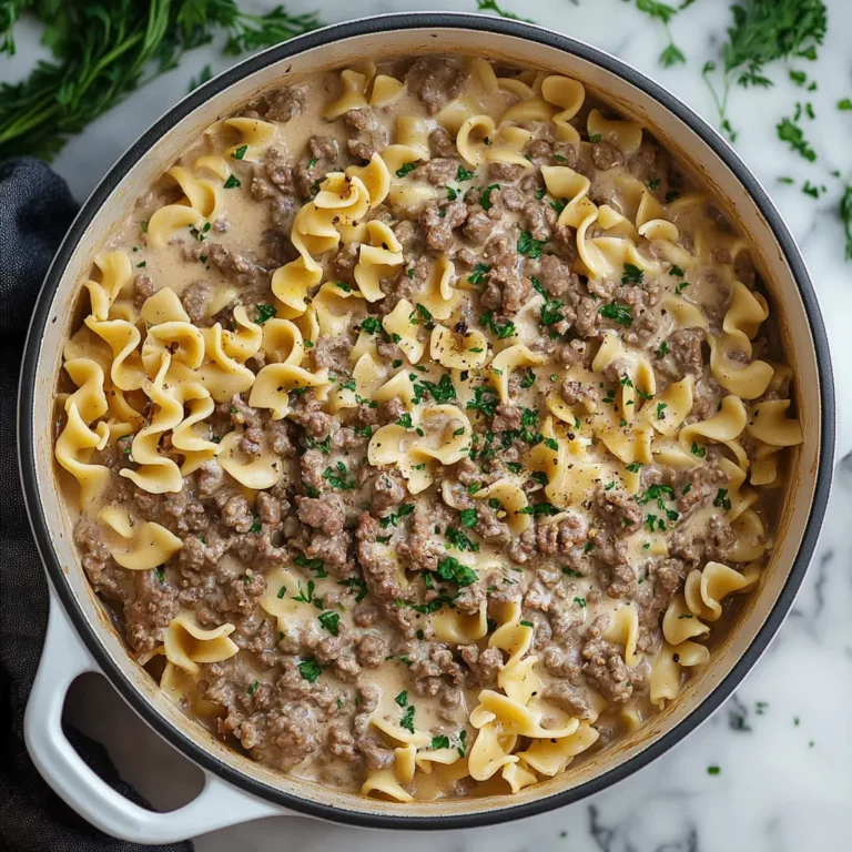 Easy Ground Beef Stroganoff Recipe