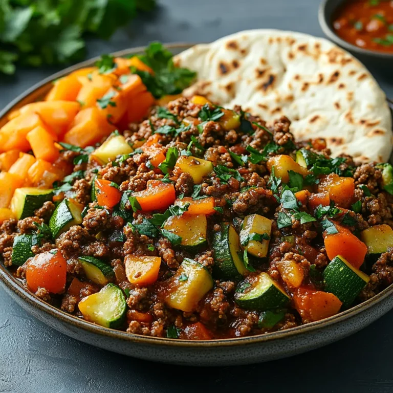 Mediterranean Ground Beef Stir-Fry