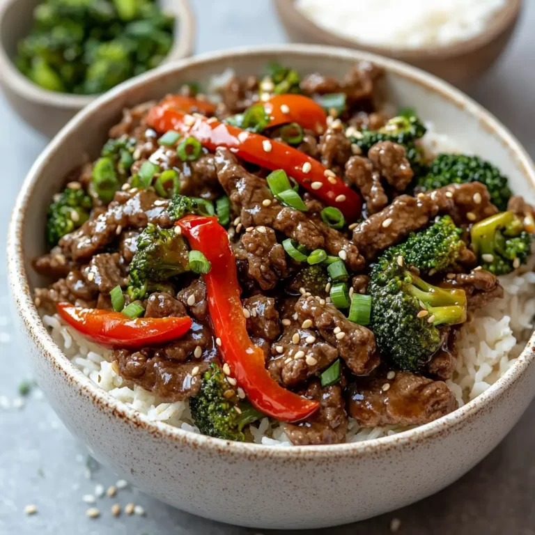 Ground Beef and Broccoli