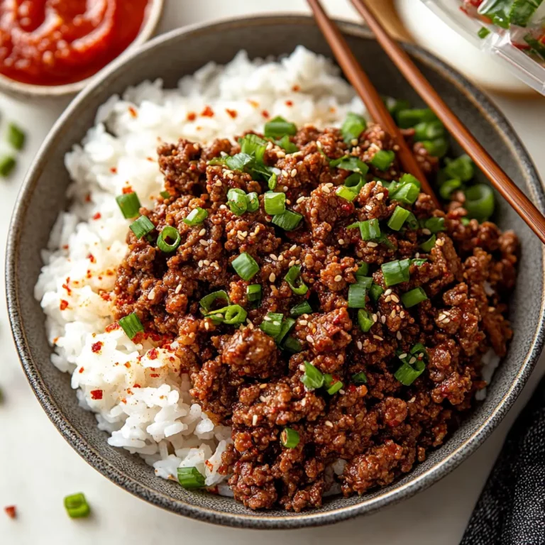 Easy Gluten-Free Mongolian Beef Over Rice