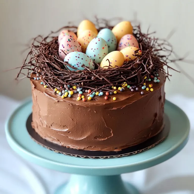 Spring Chocolate Nest Cake