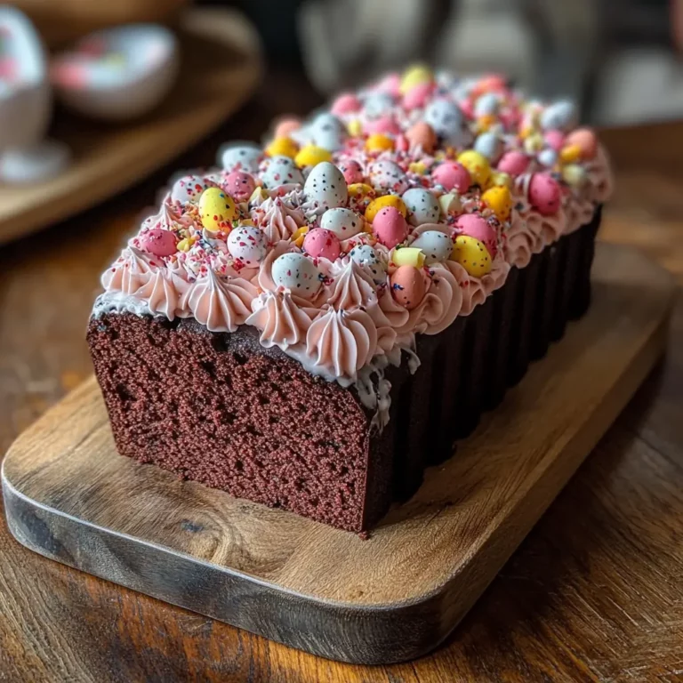 Mini Egg Loaf Cake