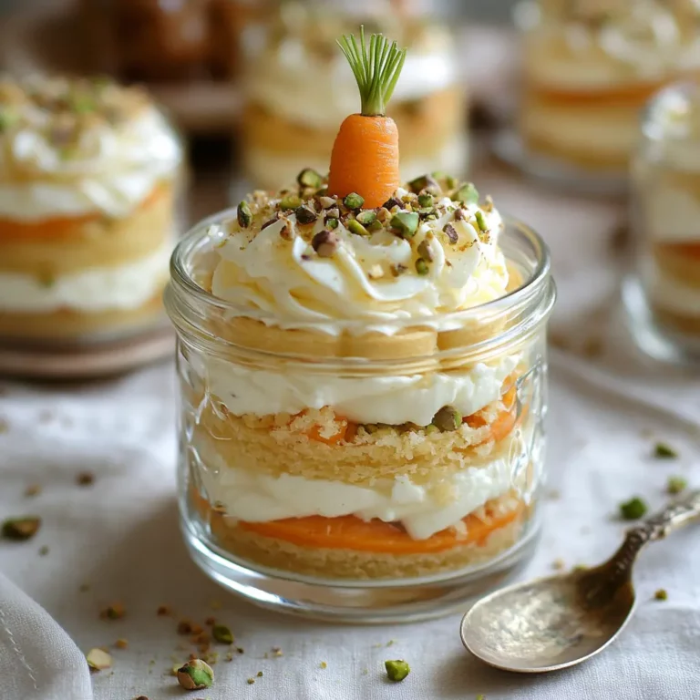 Easy Carrot Cake in a Jar