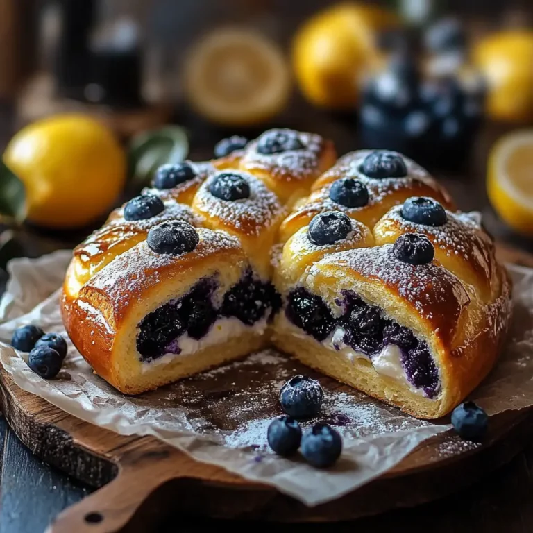 Lemon Blueberry Cream Cheese Sourdough