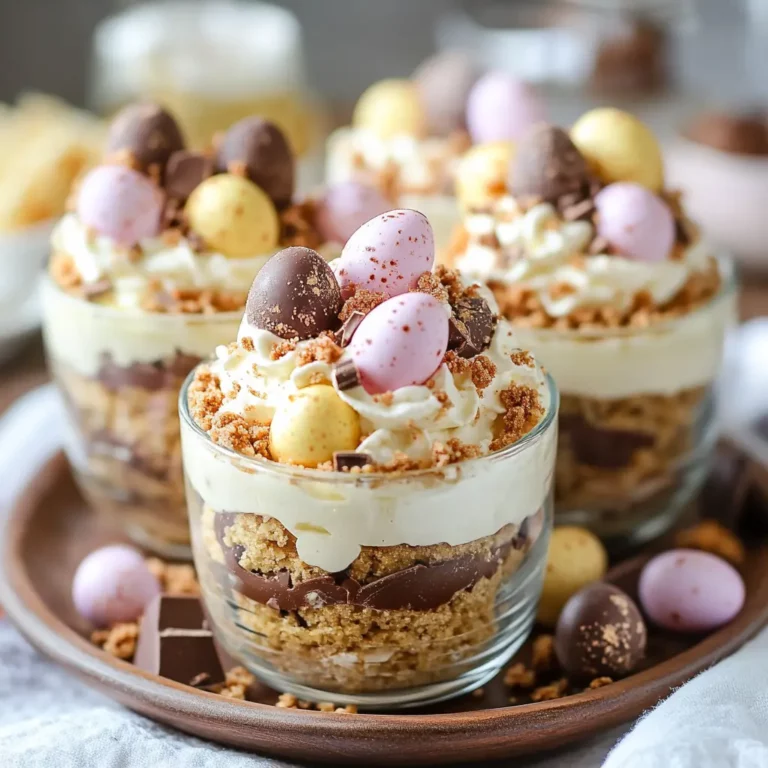 Individual No-Bake Mini Egg Cheesecakes