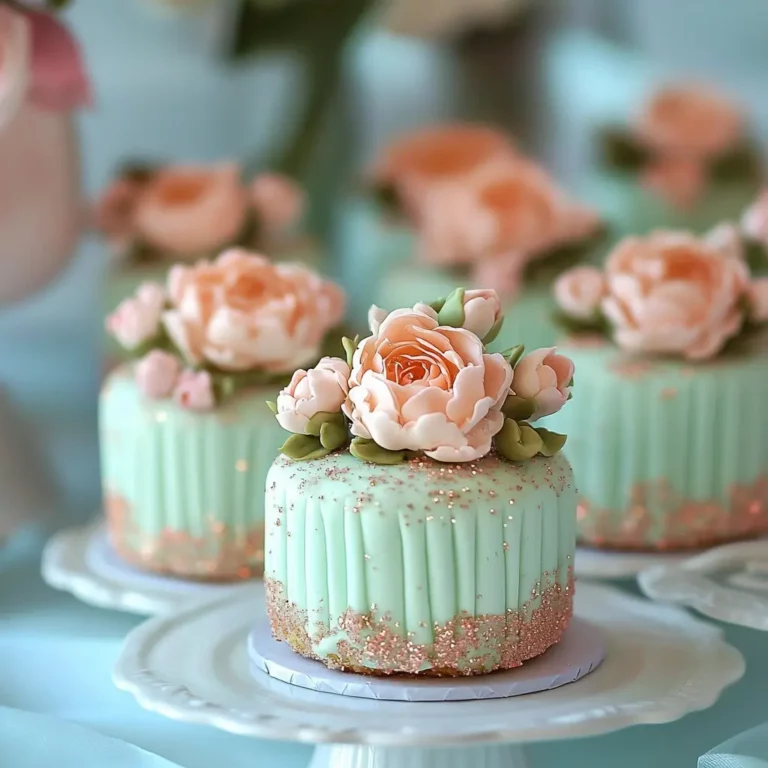 Adorable Mini Speckled Egg Cakes