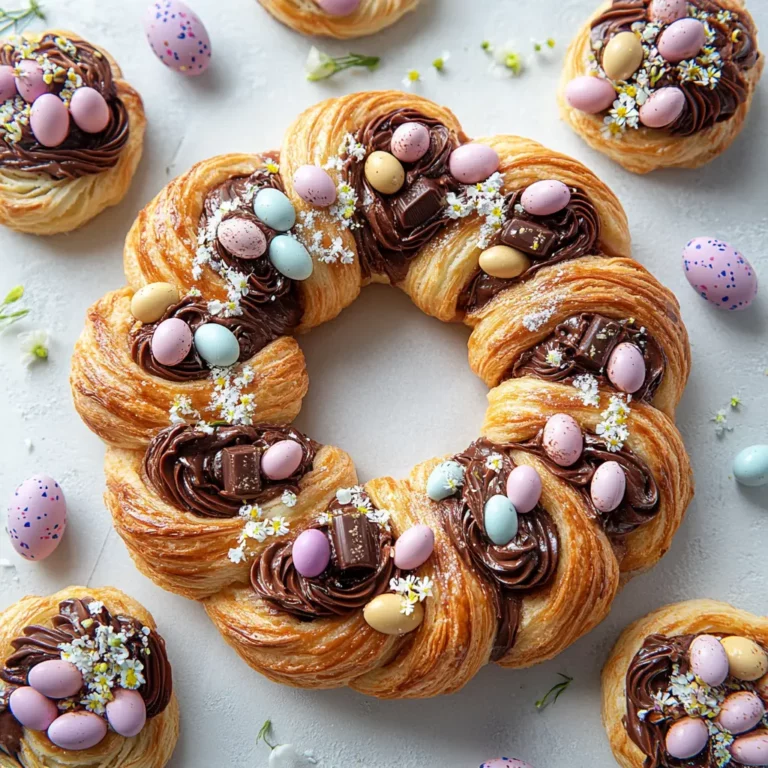 Puff Pastry Easter Nests